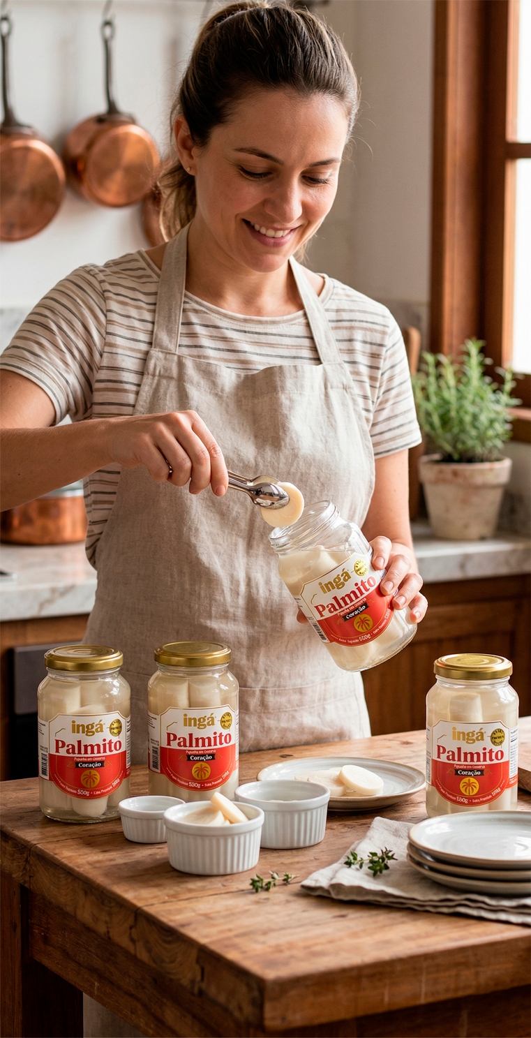 Linha completa de produtos Grupo Ingá — Coco, Palmito e Ingredientes Naturais
